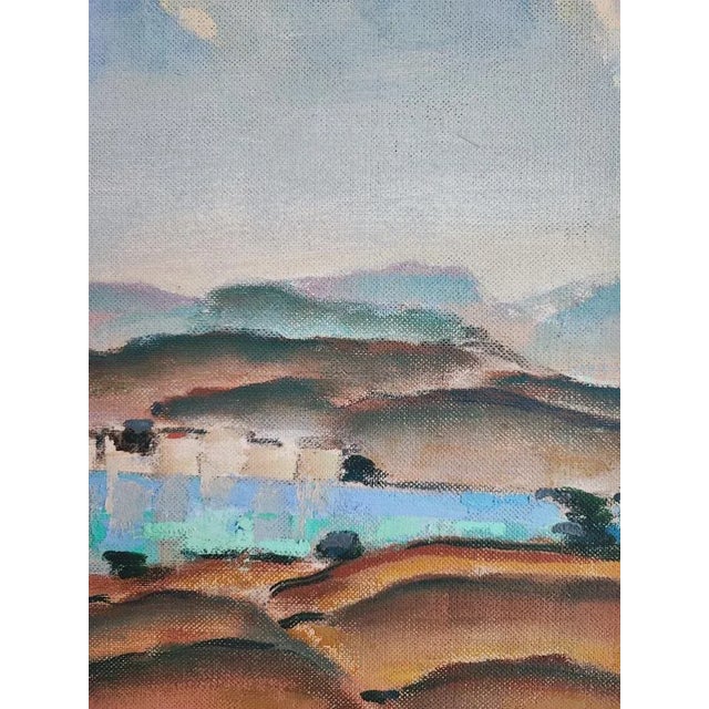 Percival Pernet, Aux Baléares, 1971, Oil on Canvas on Wood, Framed For Sale - Image 6 of 9