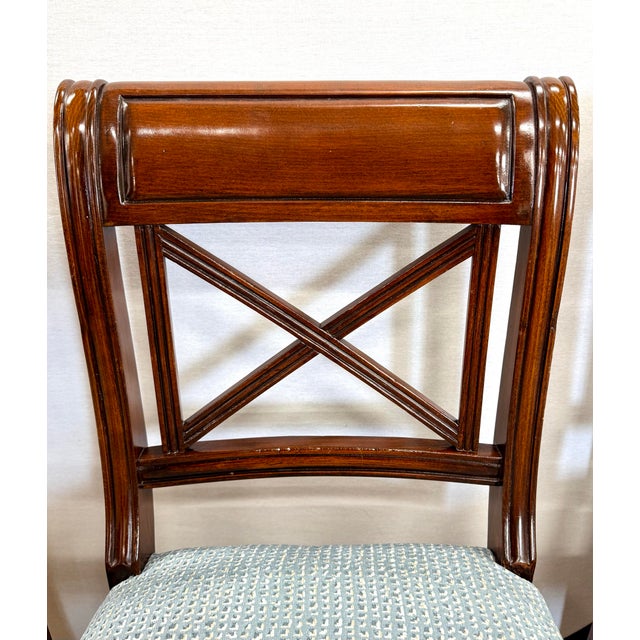 Set of 6 Baker Milling Road Mahogany Dining Chairs For Sale - Image 10 of 10