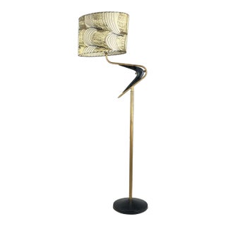 Majestic 'Boomerang' Mid Century Floor Lamp For Sale