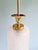 Gold Mid-Century Pendant Lights in Brass and Clear Crackled Glass, 1950s, Set of 2 For Sale - Image 8 of 16