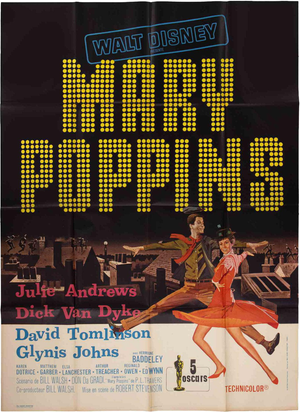 Mary Poppins Re-Release Poster, Italy