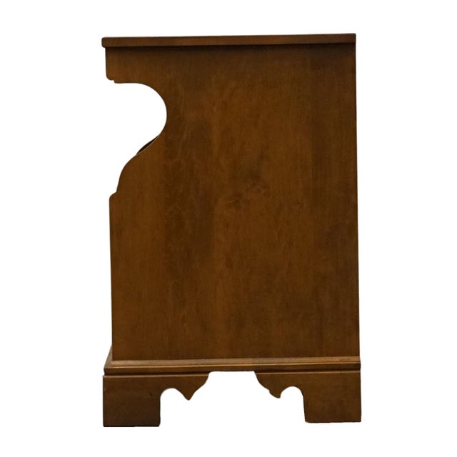 Ethan Allen Heirloom Nutmeg Maple 27" Open Cabinet Accent End Table 10-9030 For Sale In Kansas City - Image 6 of 10