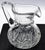 Early-20th Century American Brilliant cut glass pitcher featuring intricate starburst and fan patterns in clear crystal...