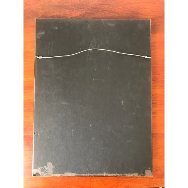 Mid 20th Century "Missiles" Abstract Still Life Original Signed Monoprint, Framed For Sale - Image 4 of 8