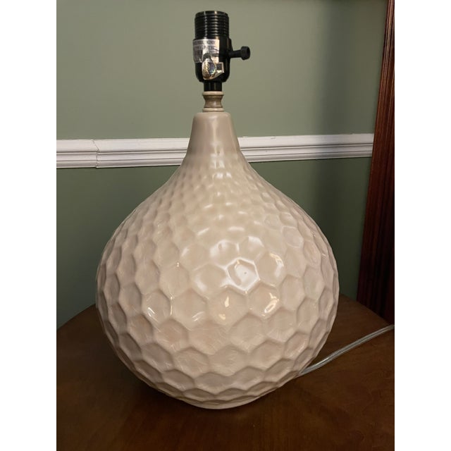 2010s Livabliss Rustic Emma Table Lamp With Glazed Ceramic Base For Sale - Image 5 of 8