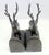 Bookend Pair – Midwest of Cannon Falls Cast Metal Lodge-Style Stag Deer 1970s For Sale - Image 9 of 14
