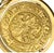 Vintage 14K Gold Aztec Calendar (Sun Stone) Medallion Pendant. Pendant features the Mexican eagle (golden eagle with wings...