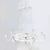 Metal Vintage Handmade White and Blue Iron 8-Light Pendant Chandelier For Sale - Image 7 of 10