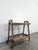 Modernist Rolling Serving Cart in Oak, in Very Good conditions.