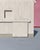 Contemporary Something Special by Justin Wheatley | Acrylic on Canvas White Barn With Pink Sky For Sale - Image 3 of 8