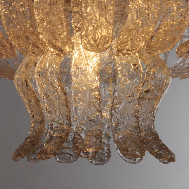 Vintage Murano Glass Chandelier, 1970s For Sale - Image 10 of 12