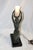 Mid-Century Modern Art Deco Lady Lamp, Bronze & Alabaster For Sale - Image 11 of 12