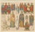 Racinet, Byzantine Costume Study: Imperial & Clerical Dress, 1888, Chromolithograph For Sale