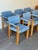 Beautiful set of 6 Danish Modern armchairs by Rud Thygesen & Johnny Sørensen for Magnus Olesen, Denmark. Designed with...