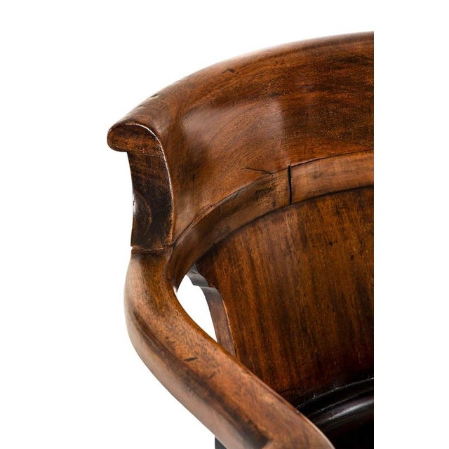 Set of Captains Chairs in Mahogany For Sale - Image 10 of 13