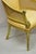 Wood Vintage Italian Hollywood Regency Gold Gilt Barrel Back Cane Lounge Chairs, Pair For Sale - Image 7 of 12