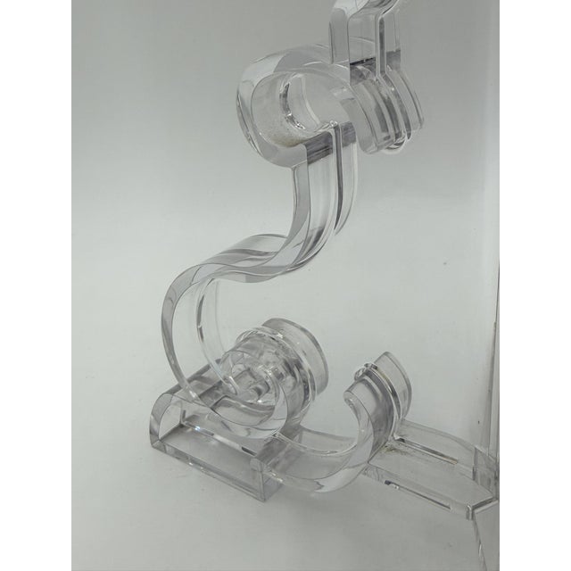 1980s Ferruccio Laviani "Bourgie" Crystal Table Lamp for Kartell, Italy For Sale - Image 16 of 18