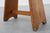 Rustic Pine Stool with Cut-Out Trestle Legs, Sweden, 1920 For Sale - Image 9 of 17