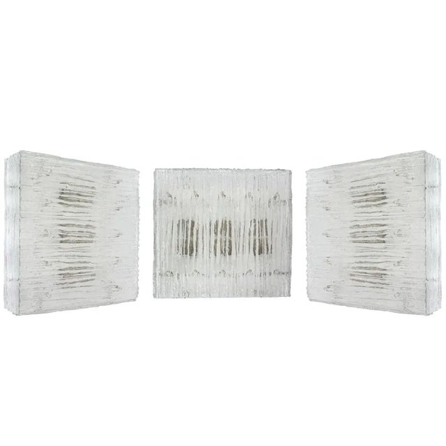 Large Austrian Murano Glass Flushmount by Kalmar, 1960s For Sale - Image 3 of 18