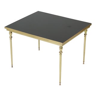 Vintage Brass and Copper Coffee Table from Maison Jansen, 1960s For Sale