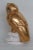 Vintage Estatuaria Portugal Porcelain Gold Owl Figurine For Sale - Image 12 of 13