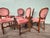Italian Chairs in Beech and Velvet, 1960s, Set of 6 For Sale - Image 13 of 16
