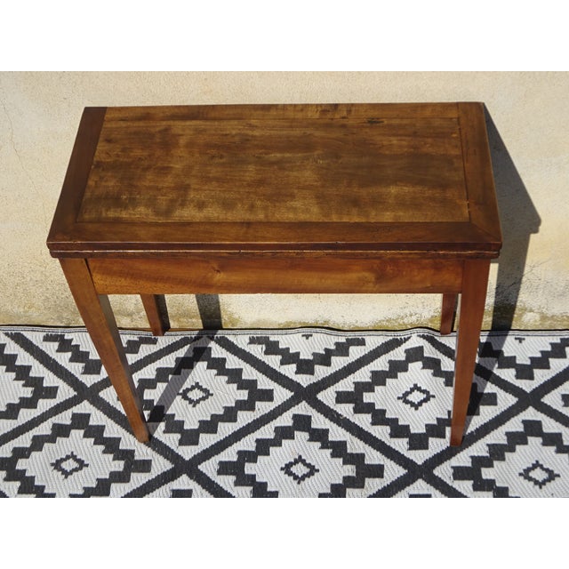 Antique Game Table in Walnut, 1800s For Sale - Image 12 of 18