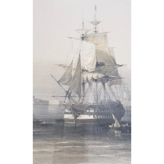 David Roberts "Approach to Alexandria" Original Lithograph W/ Hand Coloring C.1848 For Sale In San Francisco - Image 6 of 13