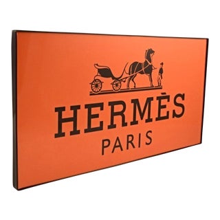 Hermes Advertisement Sign For Sale