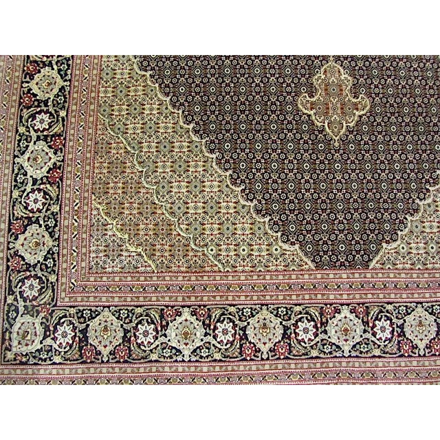 Tabriz Work Rug, 2000s For Sale - Image 3 of 13