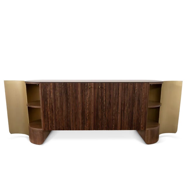 Mid-Century Modern Duncan Sideboard by Essential Home For Sale - Image 3 of 12