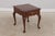 Queen Anne Pair of Henkel Harris Cherry 1 Drawer End Tables For Sale - Image 3 of 16