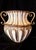 Rustic Grecian Style Metal Vase For Sale - Image 3 of 12