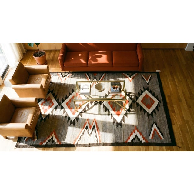 Textile Early 20th Century Navajo rug ( 5'6" x 9'9" - 168 x 298 ) For Sale - Image 7 of 7