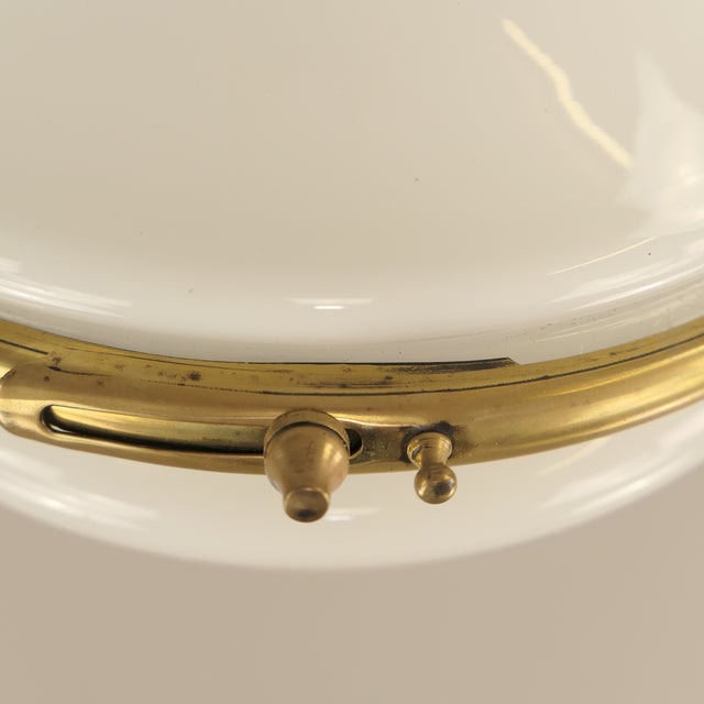Metal Luzette Pendant Lamp by Peter Behrens for Siemens, Germany, 1920s For Sale - Image 7 of 11