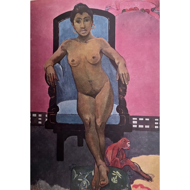 This wonderful rare clothbound hardcover edition of, "GAUGUIN" by John Rewald was published in 1938 and printed in France...