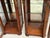 Pair Antique French Glass Vitrine Display Cabinets Burl Mahogany Mirror C1900 For Sale - Image 16 of 18
