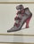 Baroque Vintage Antique Chromolithographs in Gold Frames Marie Antoinette Fashion Shoes - A Pair For Sale - Image 3 of 8
