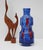 Blue Blue Glass Art Vase from Prachen Glass Works For Sale - Image 8 of 10