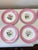 Pink Antique French Pink Old Paris Porcelain hand-painted dessert set with 12 plates and 5 assorted tazzas, porcelain with gilt accents - 17 pcs For Sale - Image 8 of 18