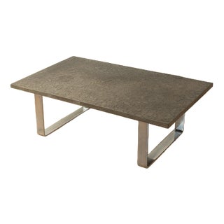 Brutalism Coffee Table by Peter Draenert For Sale