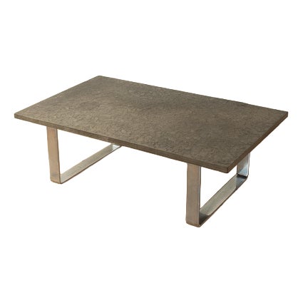Brutalism Coffee Table by Peter Draenert For Sale