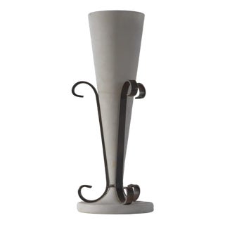 Table Lamp in Alabaster and Metal, 1970s For Sale