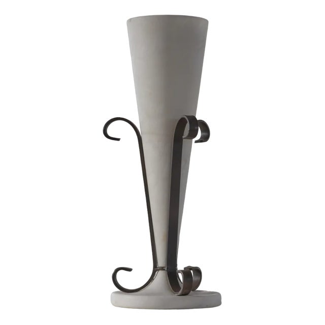 Table Lamp in Alabaster and Metal, 1970s For Sale