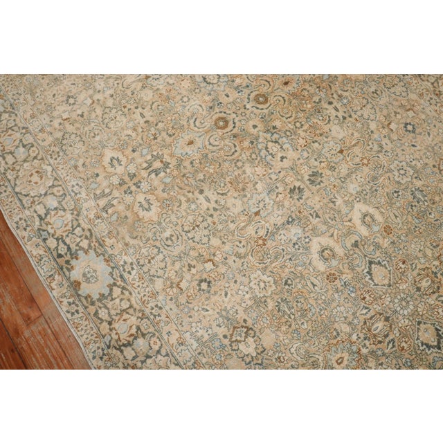 Textile Neutral Persian Tabriz Rug rug no.7991 For Sale - Image 7 of 9