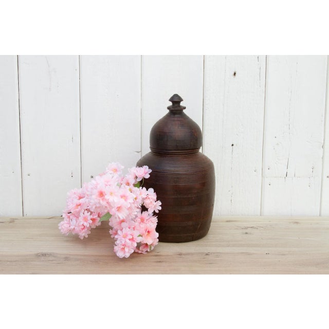 19th Century Tall Nepalese Antique Container For Sale - Image 10 of 11