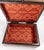 Mid-Century Folk Art Patchwork Leather Box With Gingko Leaf Design For Sale - Image 11 of 12
