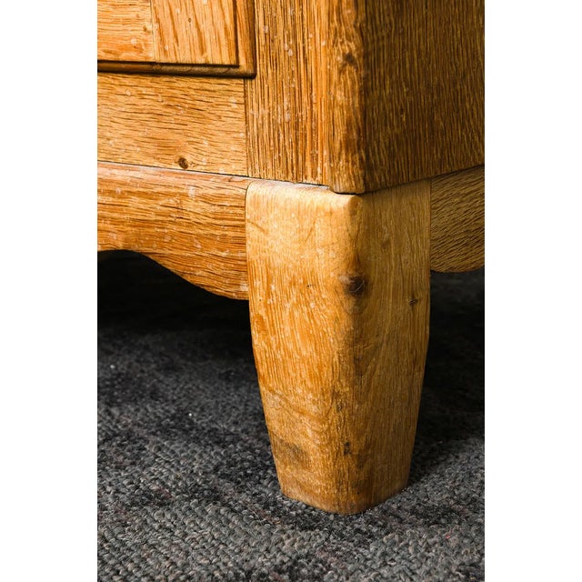 Vintage 1970s Danish Oak Sideboard in the Style of Henning Kjærnulf For Sale - Image 12 of 14