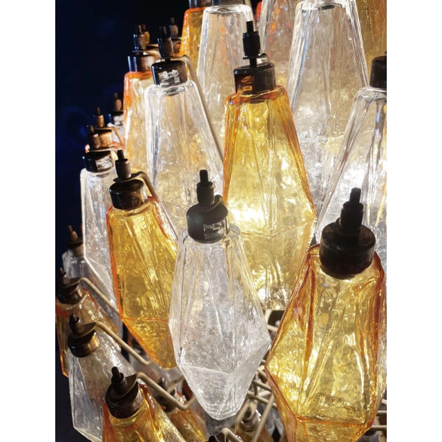 Mid-Century Modern Spherical Murano Glass Chandelier, 1981 For Sale - Image 3 of 18