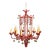 Immense Vintage Italian Tole Faux Bamboo Pagoda Lattice Brass Bell Chandelier ~ Rewired ~ Restored ~ Rejuvenated ~ Ready to Hang ~ For Sale